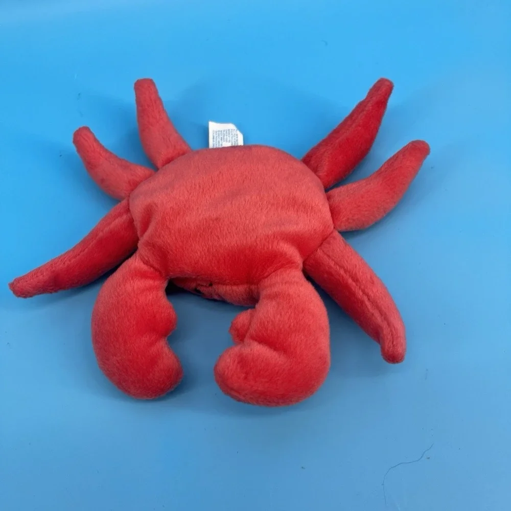 Vintage GAF Great American Fun Red Crab Plush Stuffed Animal 32544